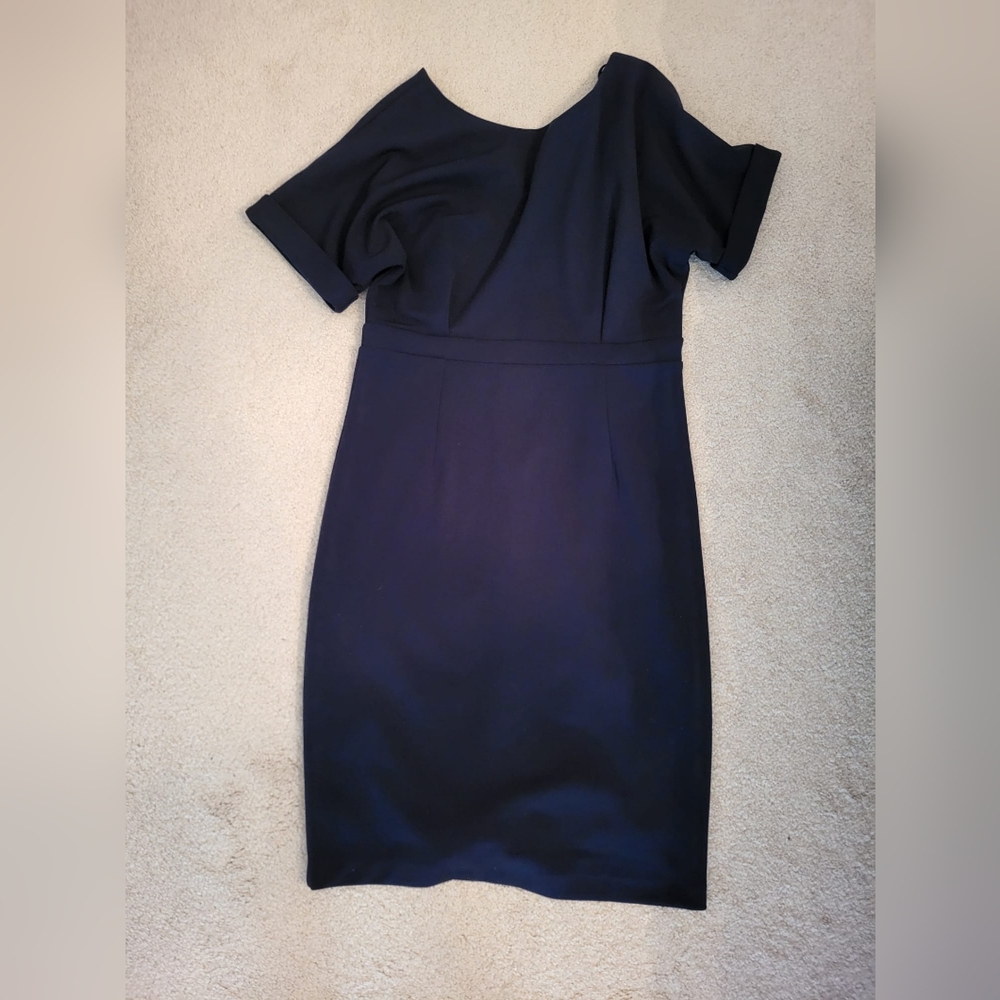 Elegant Navy Blue Dress